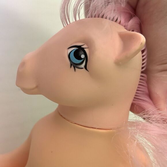 My Little Pony MLP G1 Peachy Horse Toy 1982 Hong Kong Hasbro Vintage 80s Bait - Picture 7 of 9